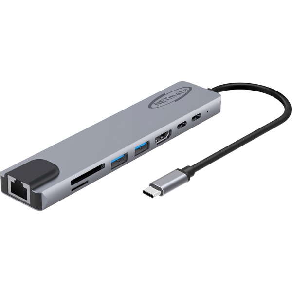 강원전자 넷메이트 USB Type C 8 in 1 멀티 허브 NM-TCM04 - 상세 이미지 2