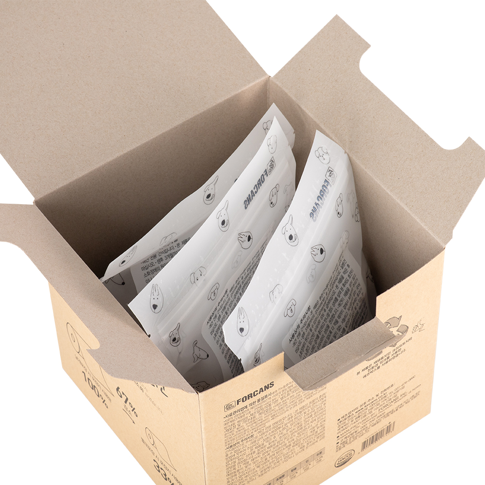 카누들 에코팩 840g 포켄스 강아지 덴탈껌 치석 입냄새 제거 그레인프리 개껌