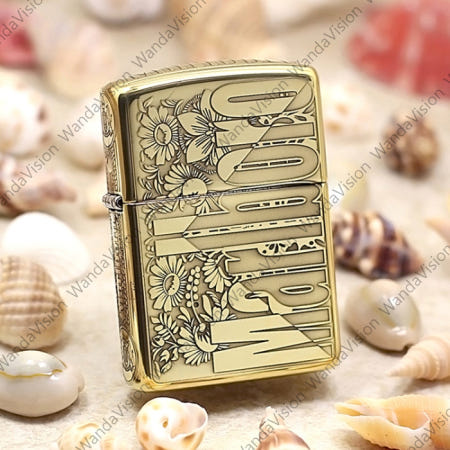 [해외]정품 168 순동 아머 정조 무늬 말보로 지포 라이터