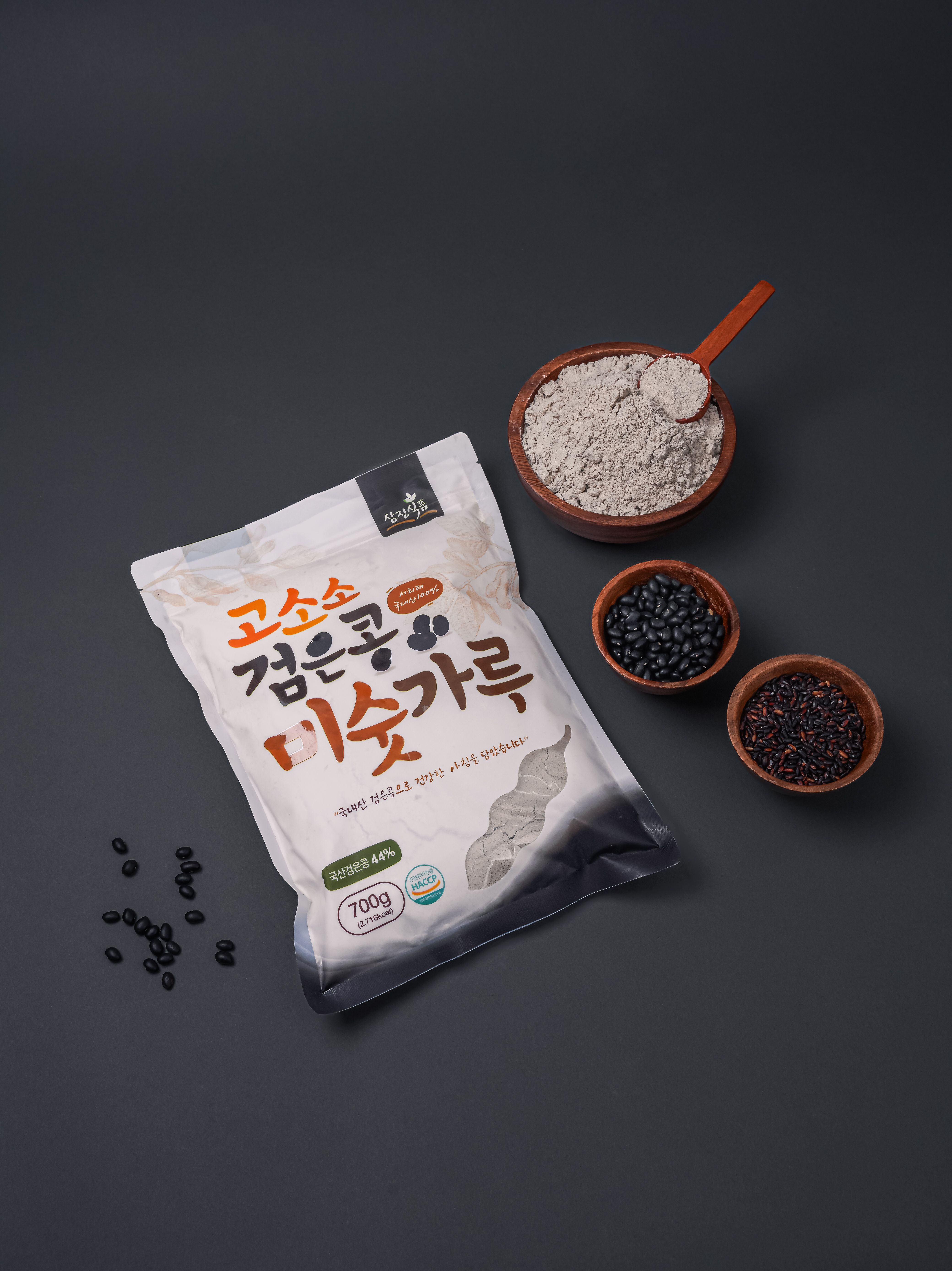 삼진식품 고소소 검은콩미숫가루 700g, 1개 - 상세 이미지 4
