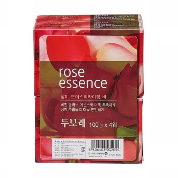 메온셀 두보레 비누 (장미) (100G4입) : 더블비상사