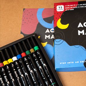 아트엑스 아크릴 마카펜 표준형 32색 세트 전문가용 대표 이미지