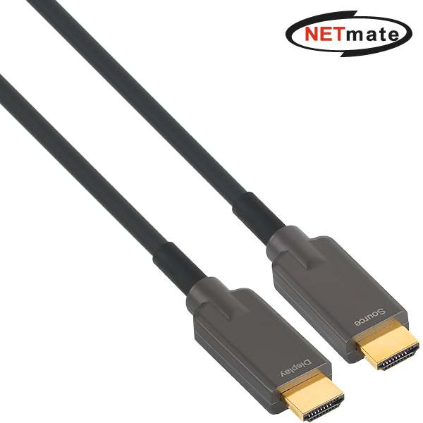 강원전자 넷메이트 NM-FHA10 HDMI2.0 Hybrid AOC 아머드 케이블 10m - 상품 이미지