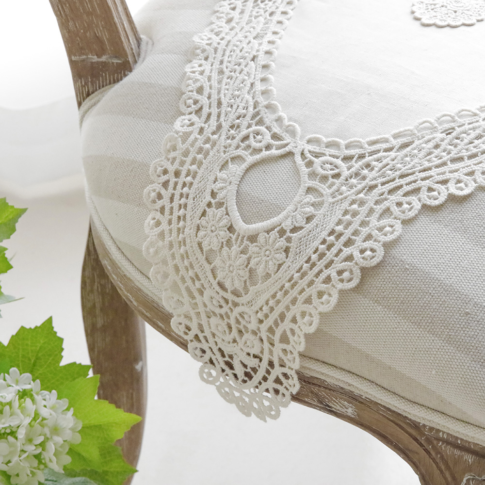 이본느 린넨 레이스 러너 패브릭 테이블 티 매트 덮개