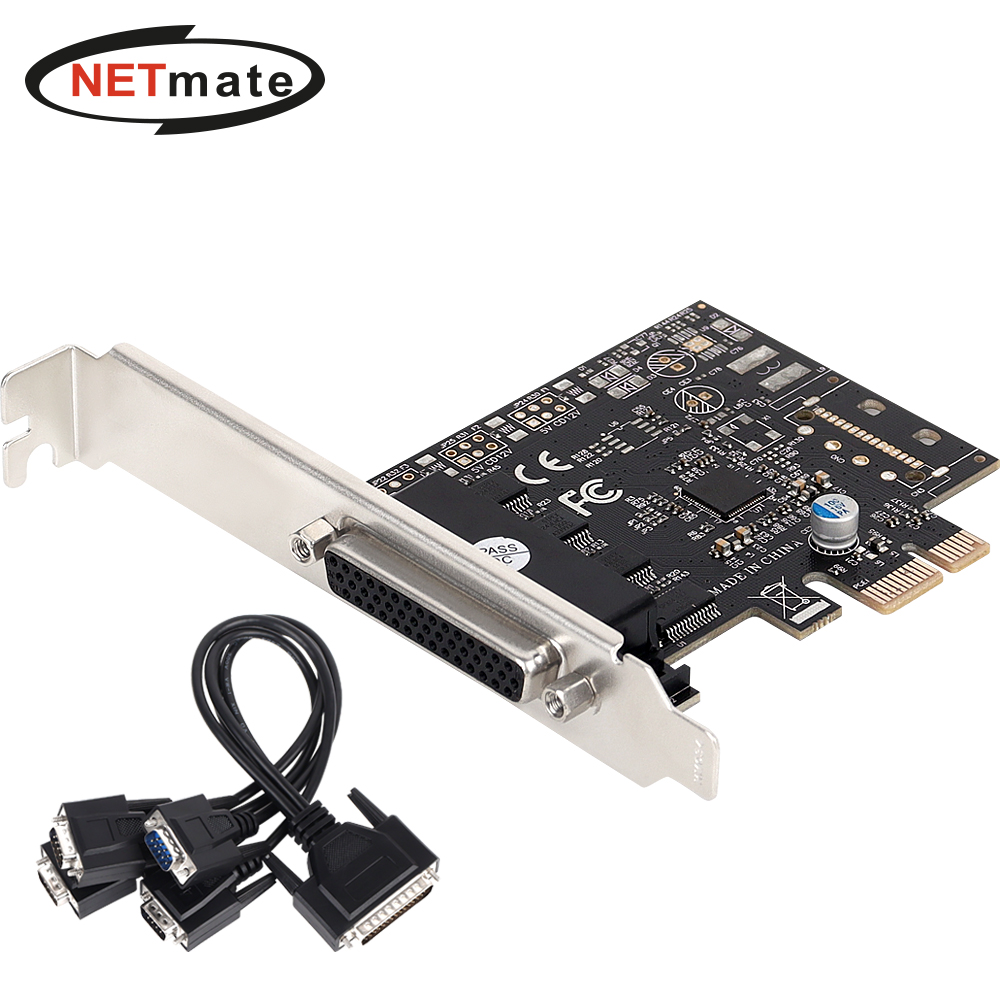 강원전자 넷메이트 4포트 PCI Express 시리얼카드(슬림PC겸용) NM-SWC03 - 상품 이미지