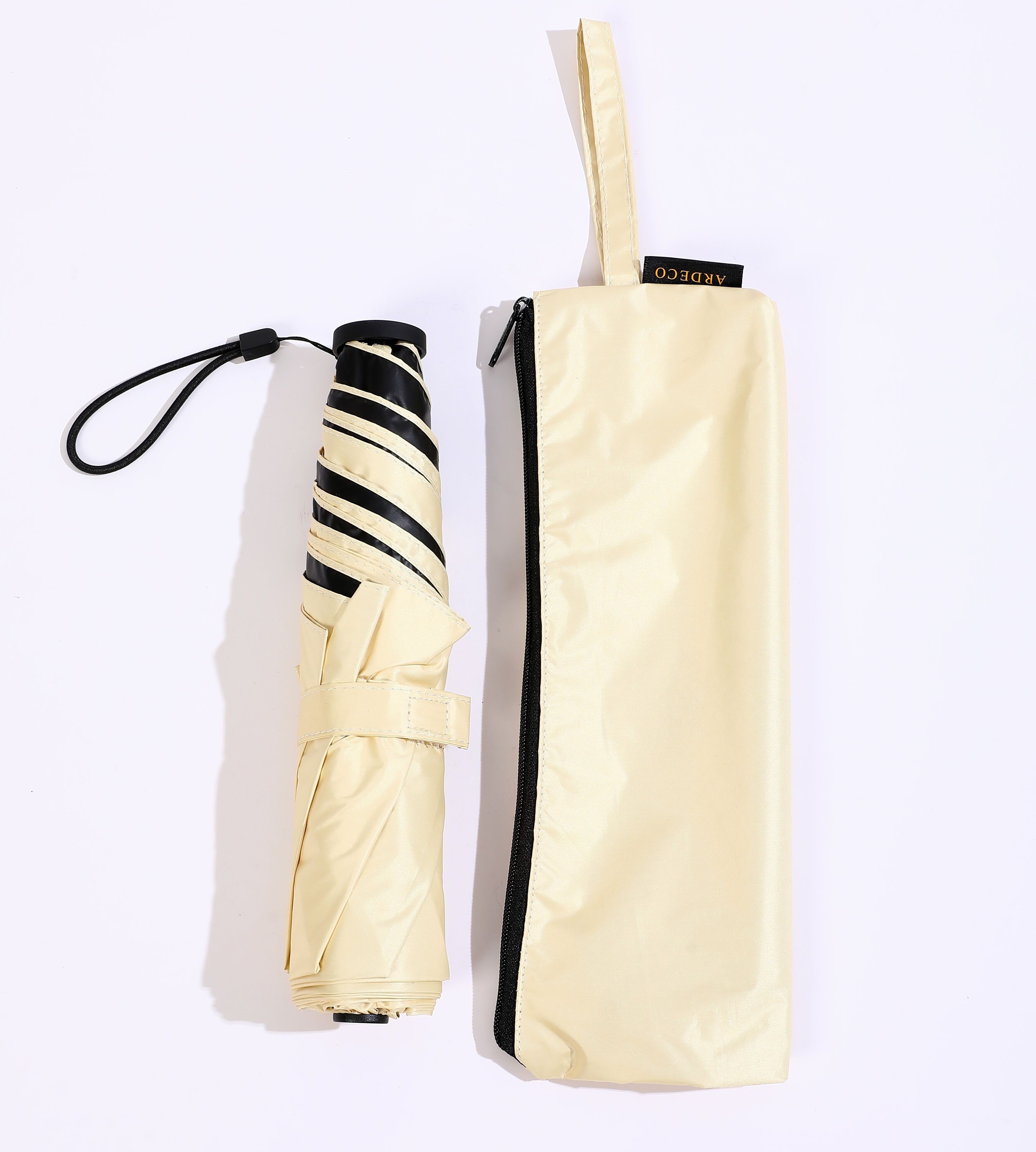 ARDECO 124그램 초경량 자외선차단 가벼운 암막 3단 카본 양산 우산겸용 우양산