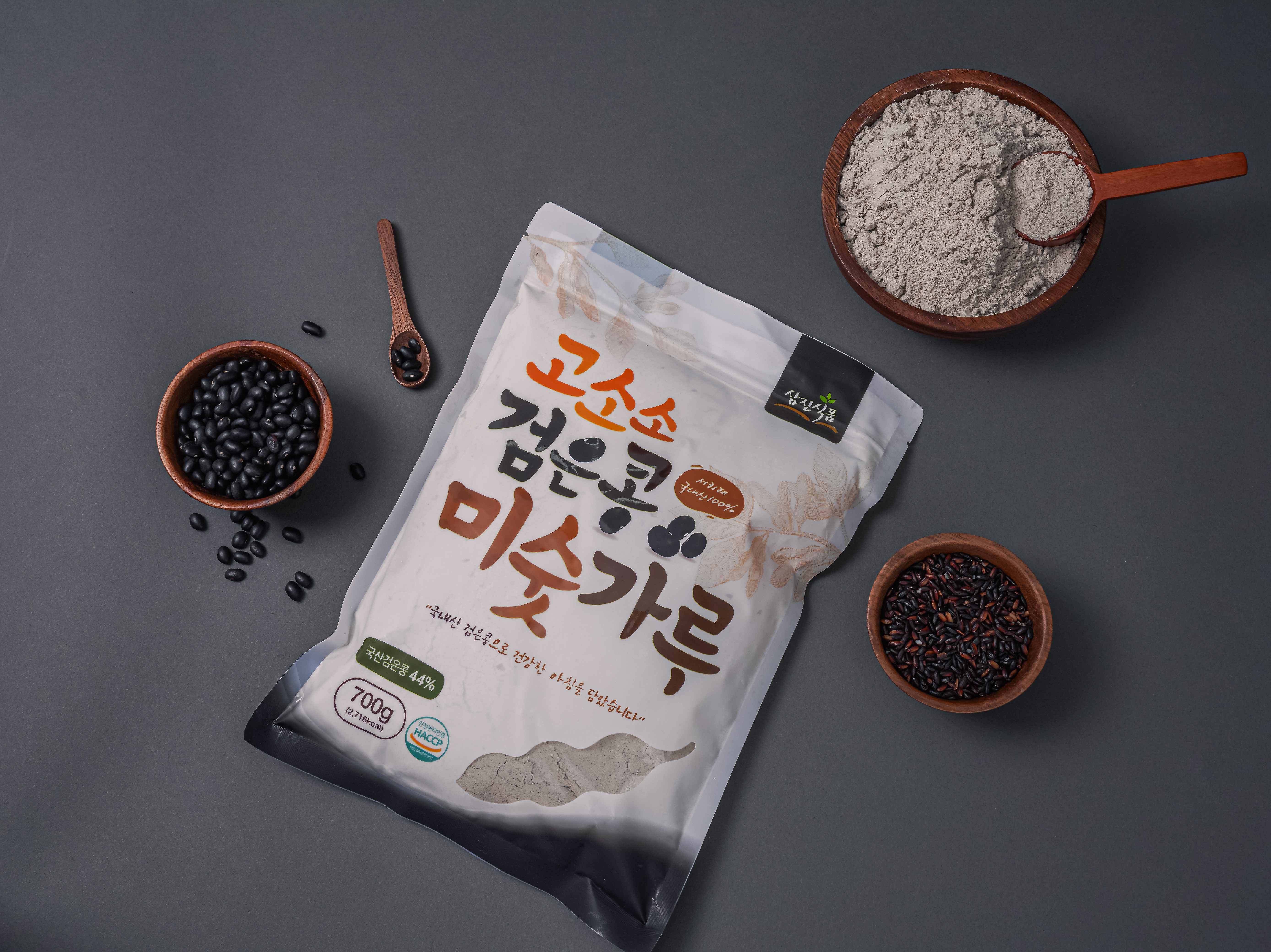 삼진식품 고소소 검은콩미숫가루 700g, 1개 이미지 6