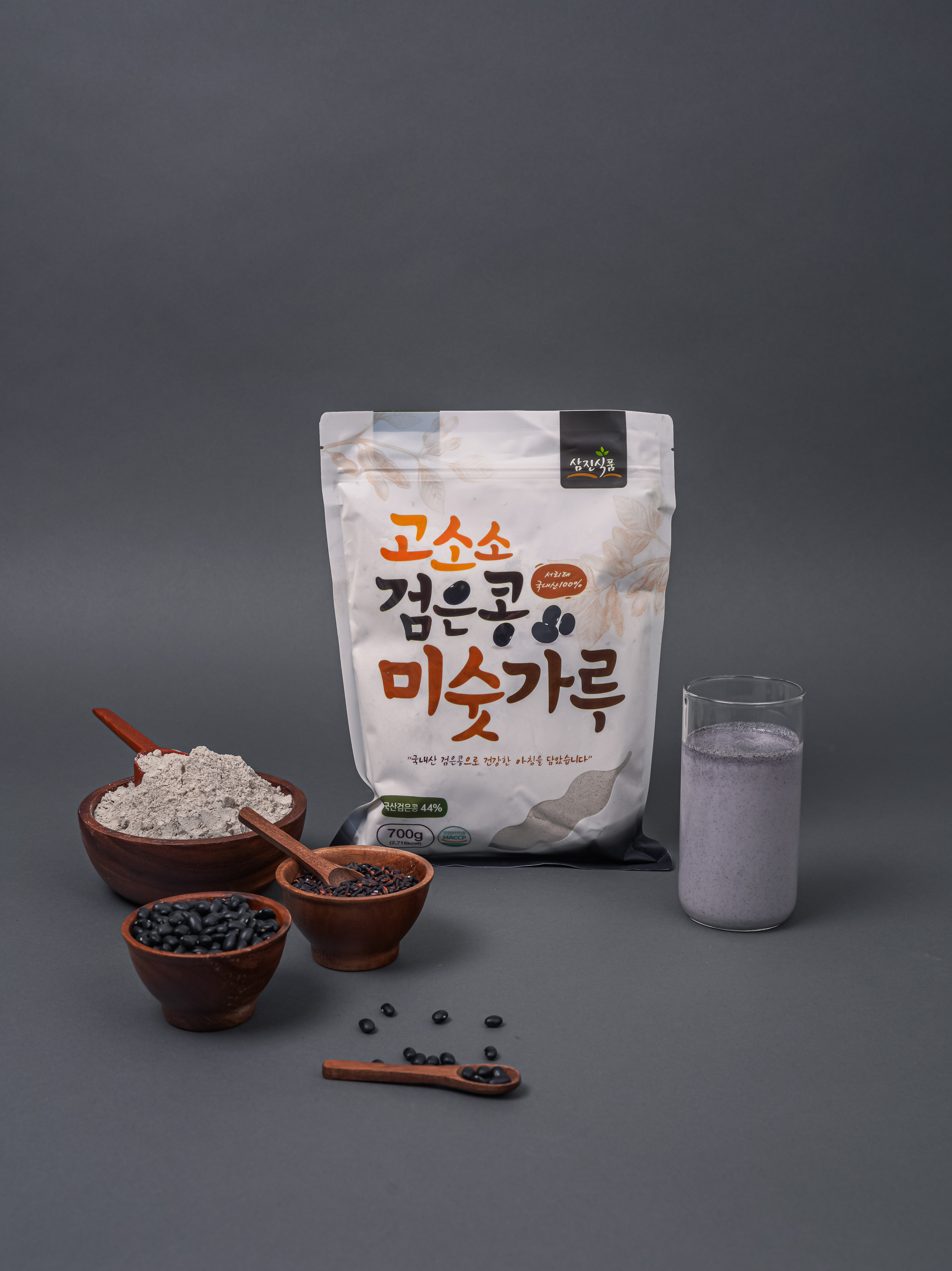 삼진식품 고소소 검은콩미숫가루 700g, 1개 - 상세 이미지 3