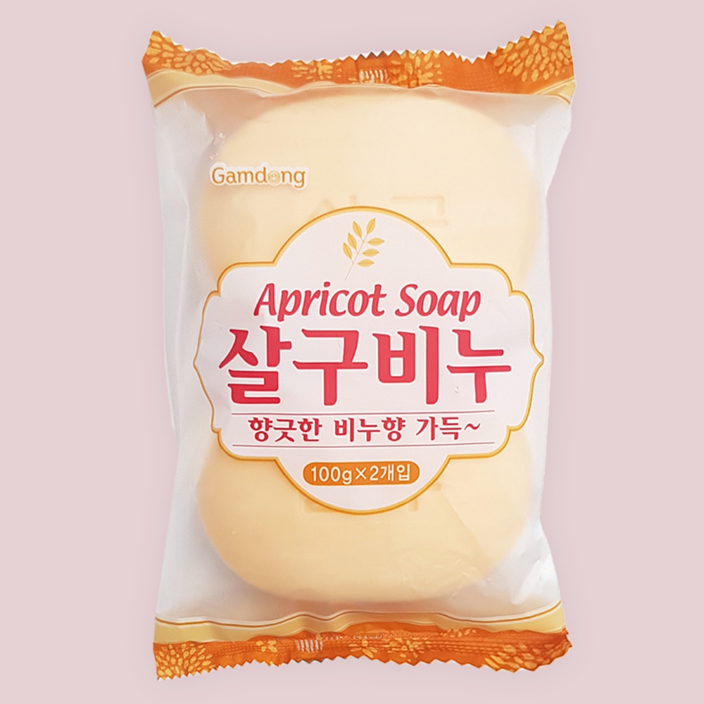 살구비누 2개입 3+3 클렌징바 세안비누 - 상세 이미지 3
