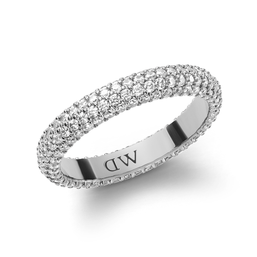 다니엘 웰링턴 PAVE CRYSTAL RING 크리스탈 파베 큐빅반지 커플링 - 상세 이미지 2