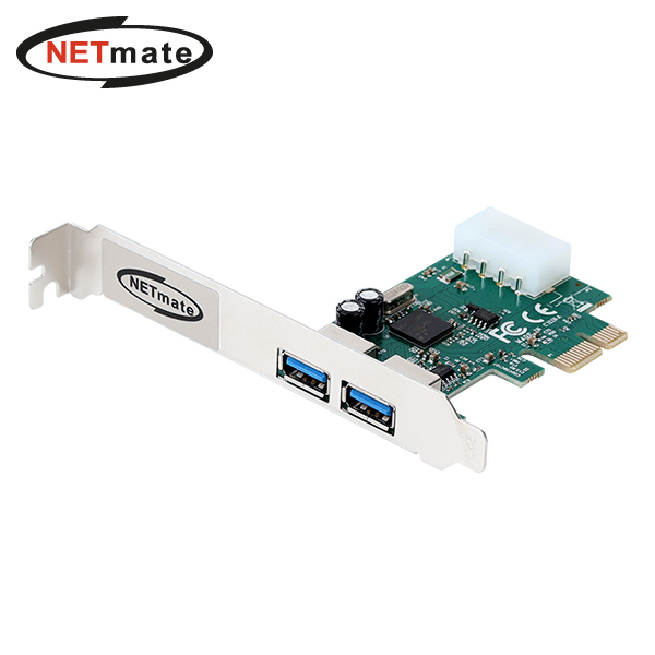 강원전자 넷메이트 USB3.0 2포트 PCI Express 카드(슬림PC겸용) NM-SWU30 - 메인 이미지