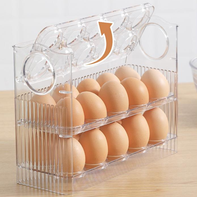 냉장고계란트레이 달걀 트레이 계란 케이스 정리함 에그 홀더 30구 - 상세 이미지 3