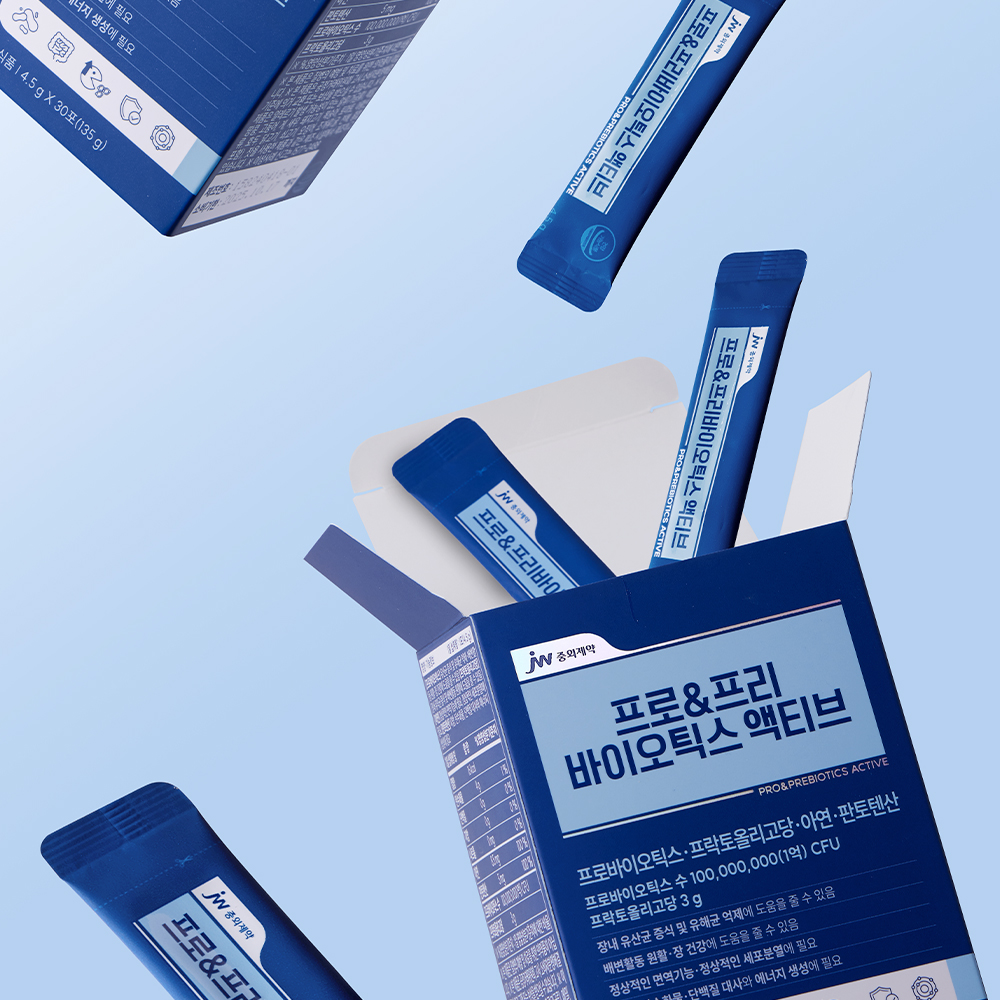 [쇼핑백증정] JW중외제약 프로&프리바이오틱스 액티브 4.5g 30포, 3개 - 상세 이미지 4