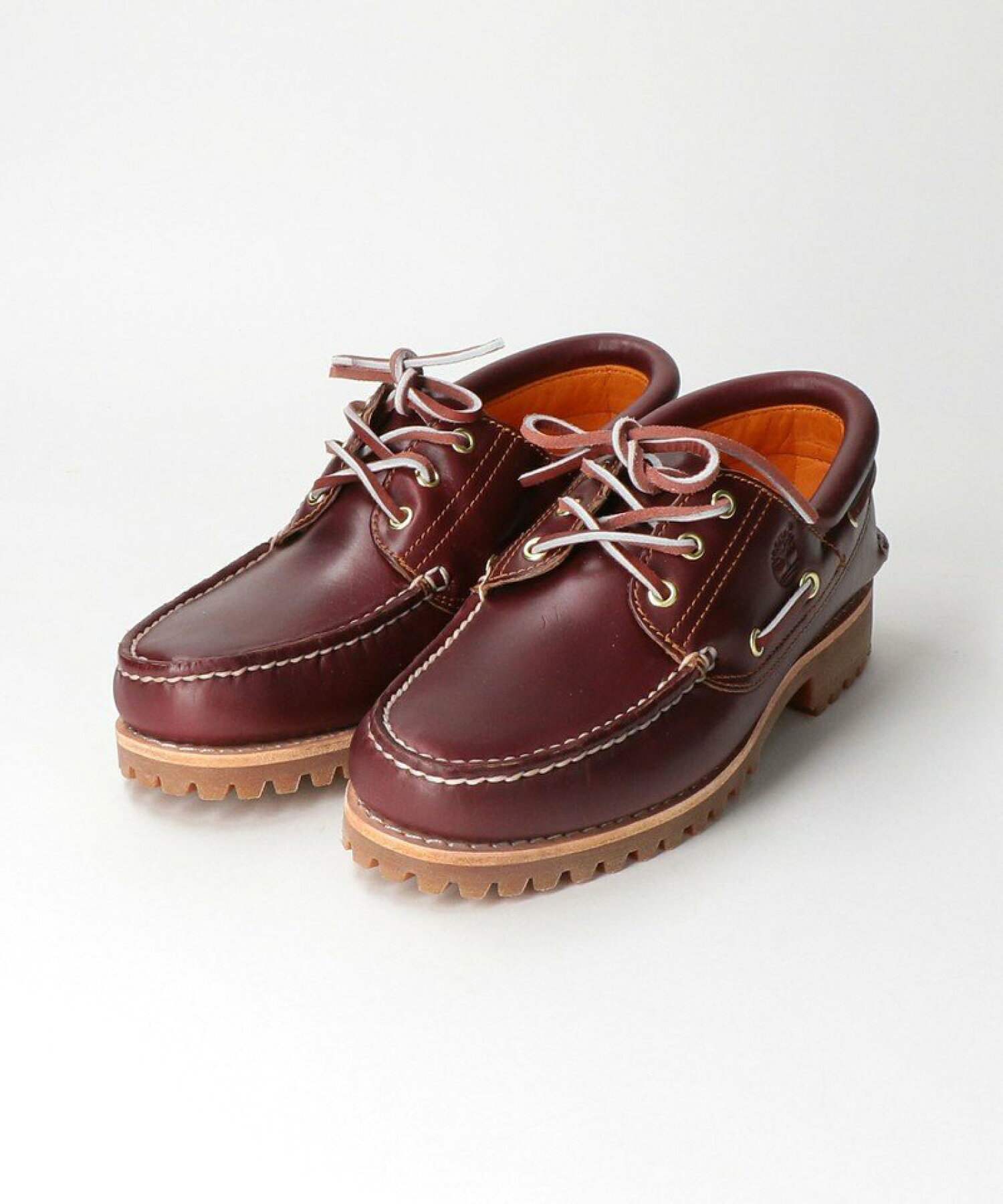 팀버랜드 Timberland 빔즈 어센틱 클래식 버건디 3eye 러그 구두 로퍼 - 상품 이미지