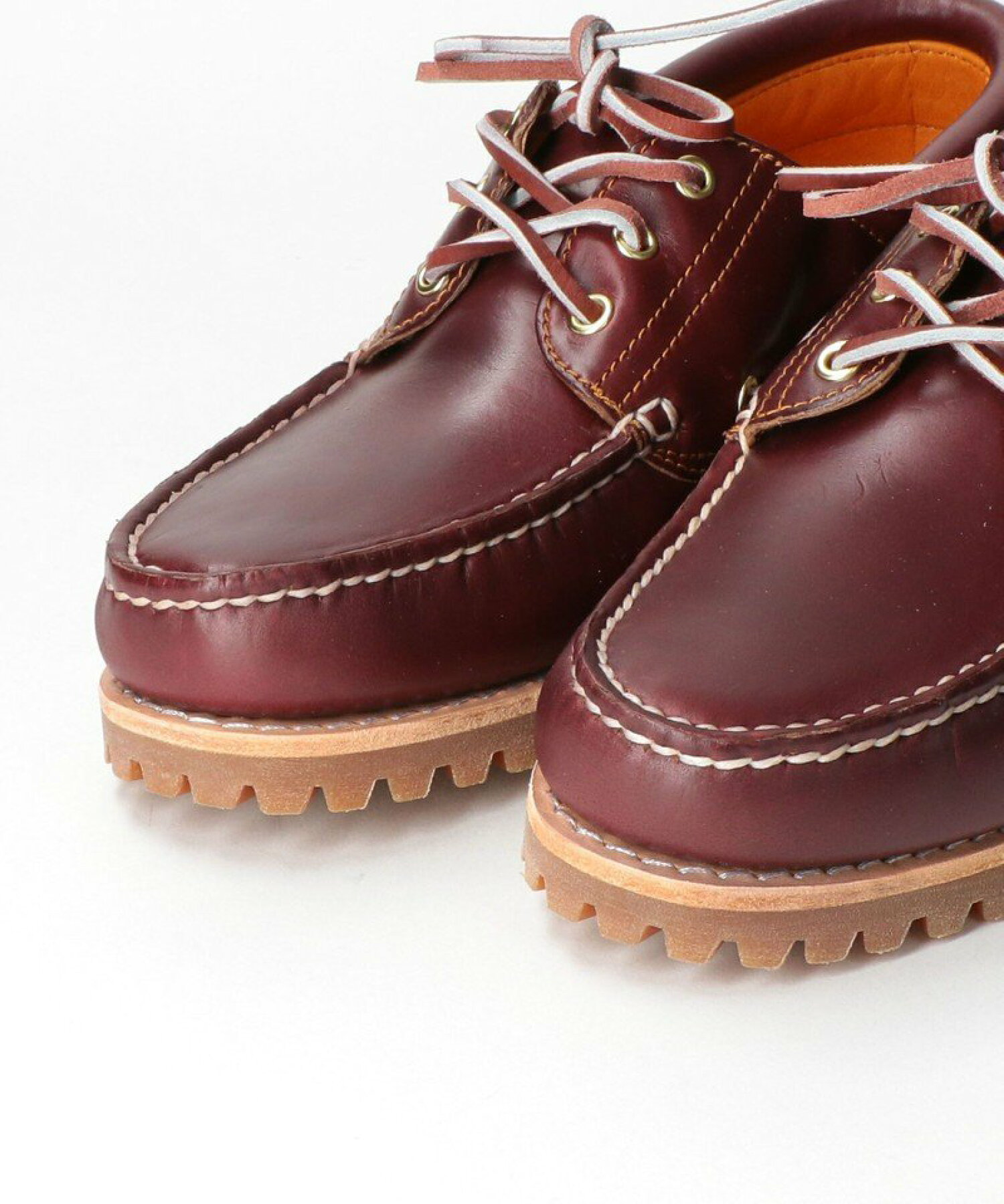 팀버랜드 Timberland 빔즈 어센틱 클래식 버건디 3eye 러그 구두 로퍼 - 상세 이미지 5