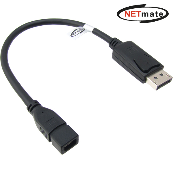 강원전자 넷메이트 Mini DisplayPort to DisplayPort 케이블 젠더 0.25m NM-DPG01 - 메인 이미지