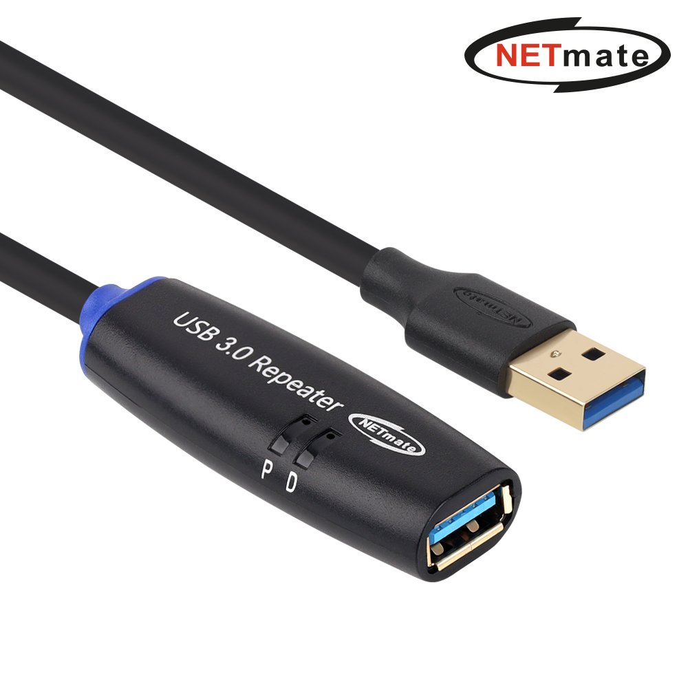 강원전자 넷메이트 USB3.0 연장 리피터 7m CBL-302-7P