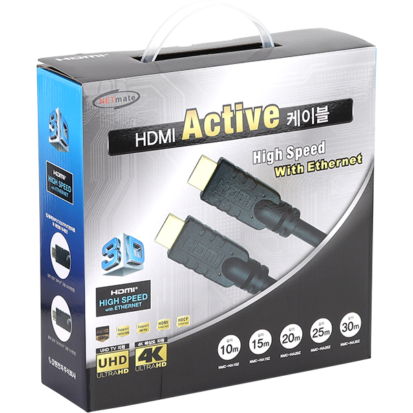 강원전자 넷메이트 HDMI 2.0 Active 노트북 연결 케이블 20m, 1개 - 상세 이미지 3