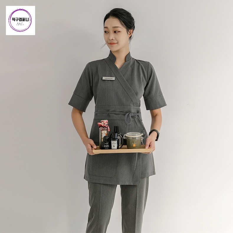직원복 스파 유니폼 뷰티샵 마사지 피부관리사 - 상세 이미지 2