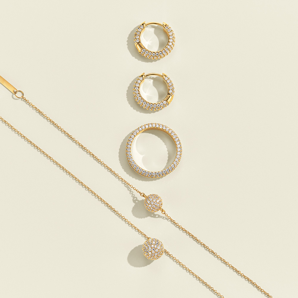 다니엘 웰링턴 PAVE CRYSTAL PENDANT BRACELET 파베 메탈팔찌 - 상세 이미지 5