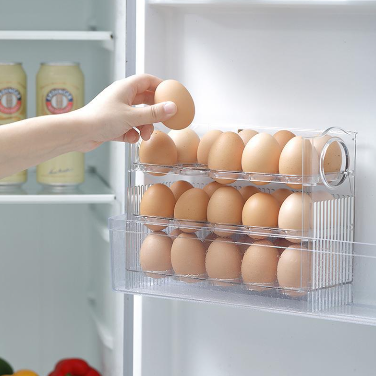 냉장고계란트레이 달걀 트레이 계란 케이스 정리함 에그 홀더 30구 - 상세 이미지 4