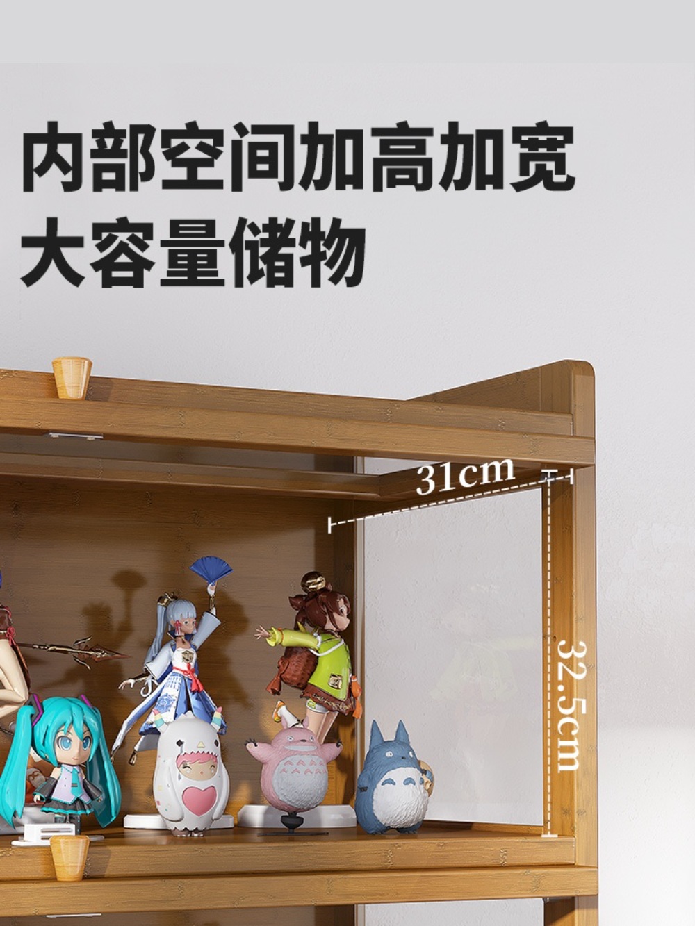 레고진열장 피규어장 진열 투명 케이스 아크릴 다용도 장식장 쇼케이스 프라모델 - 상세 이미지 3