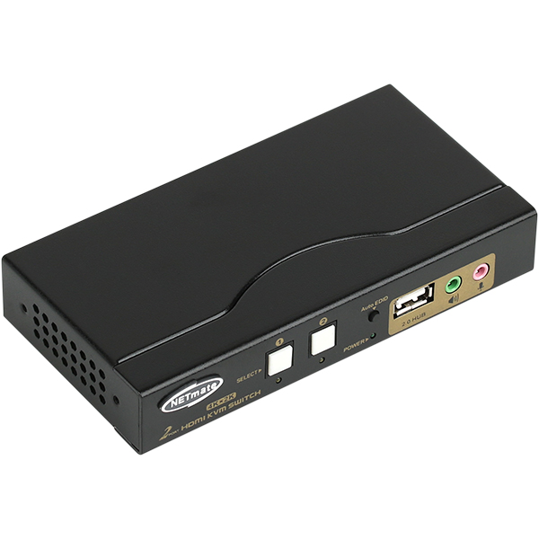 강원전자 넷메이트 4K 지원 HDMI KVM 2:1 스위치(USB/케이블 포함) NM-HKD02C - 상세 이미지 2