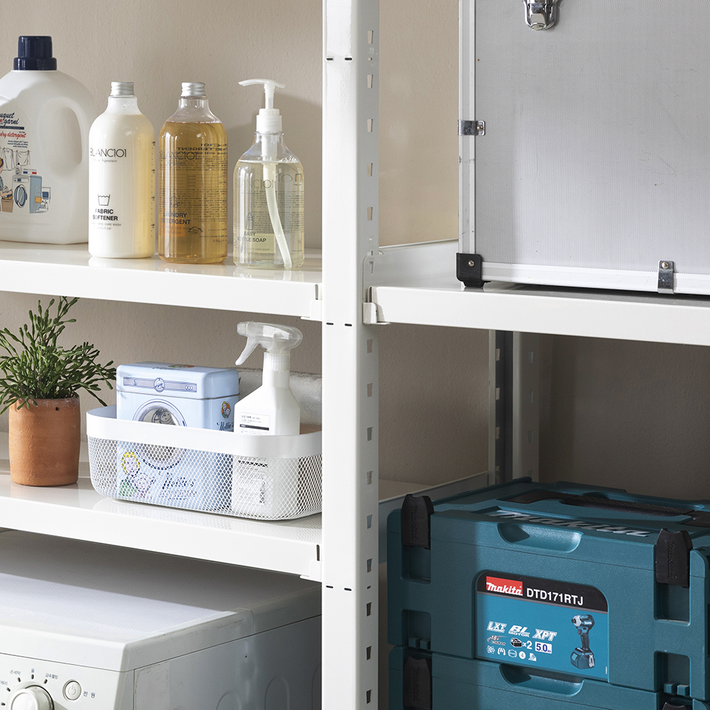 중량랙 철제선반 조립식 앵글 창고선반 창고랙 공장 영진앵글 1800450900 2단 독립형