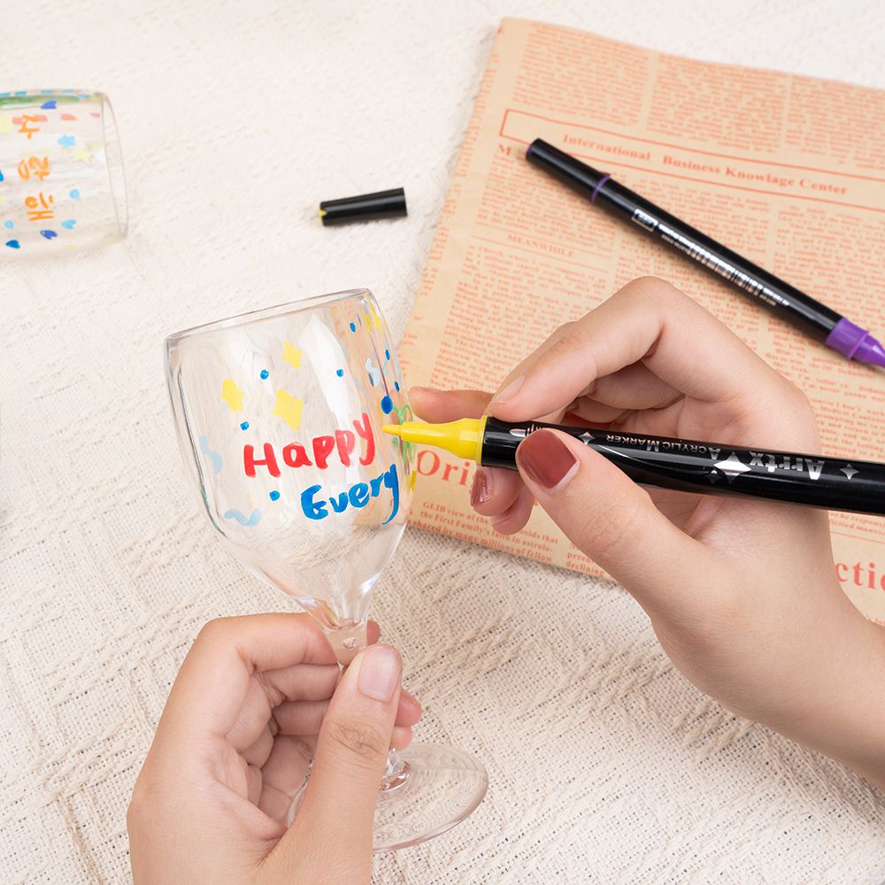 아트엑스 아크릴 마카펜 표준형 32색 세트 전문가용 상세 이미지 7