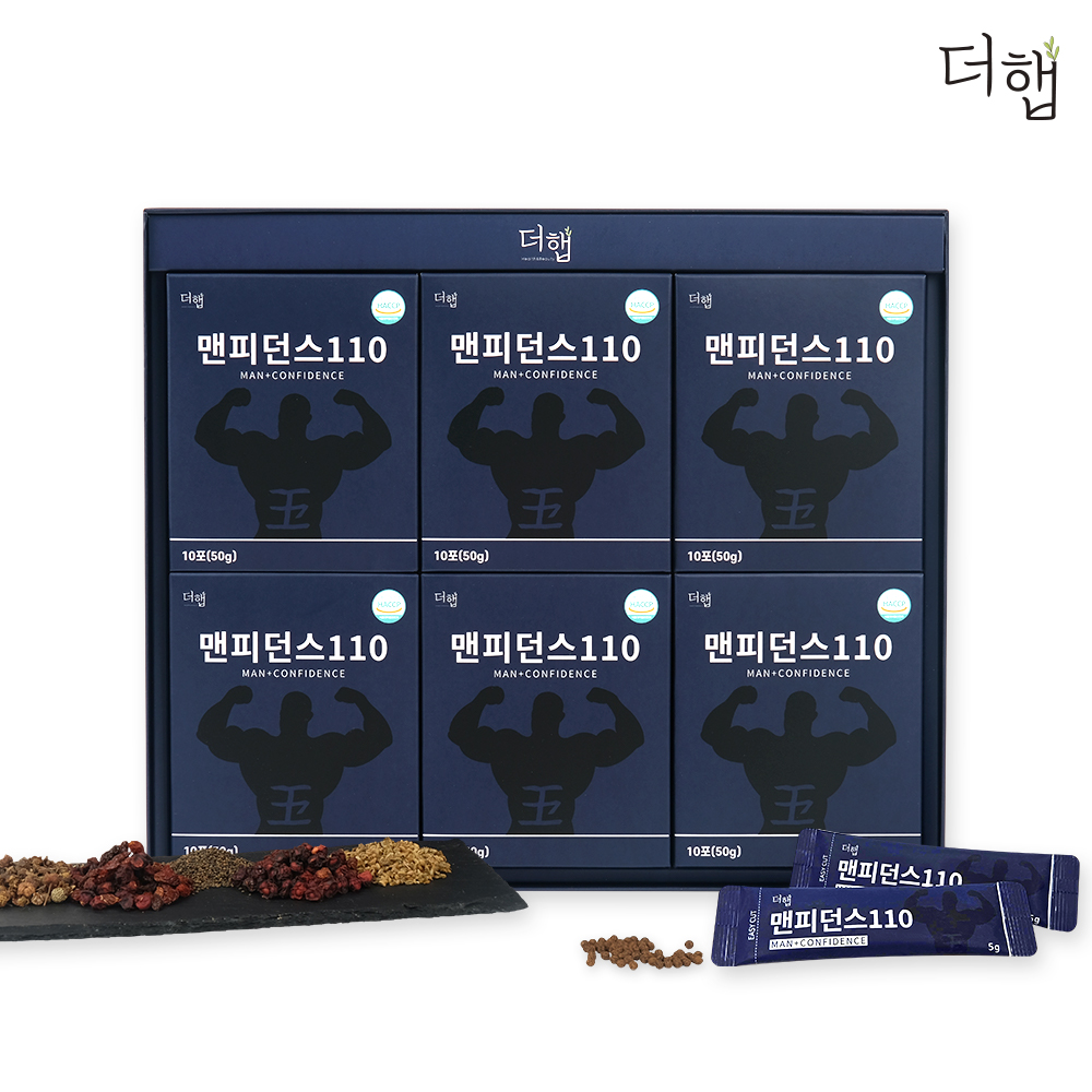 더햅 맨피던스110 오자환 남성 활력 아빠 남편 생일 선물 아르기닌 60포, 1개 - 상품 이미지