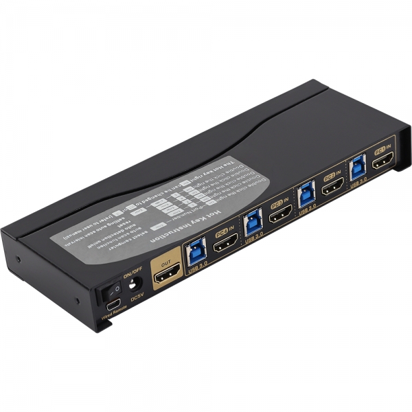 강원전자 넷메이트 4K 60Hz HDMI KVM 4:1 스위치(USB) NM-HK4604 - 상세 이미지 3