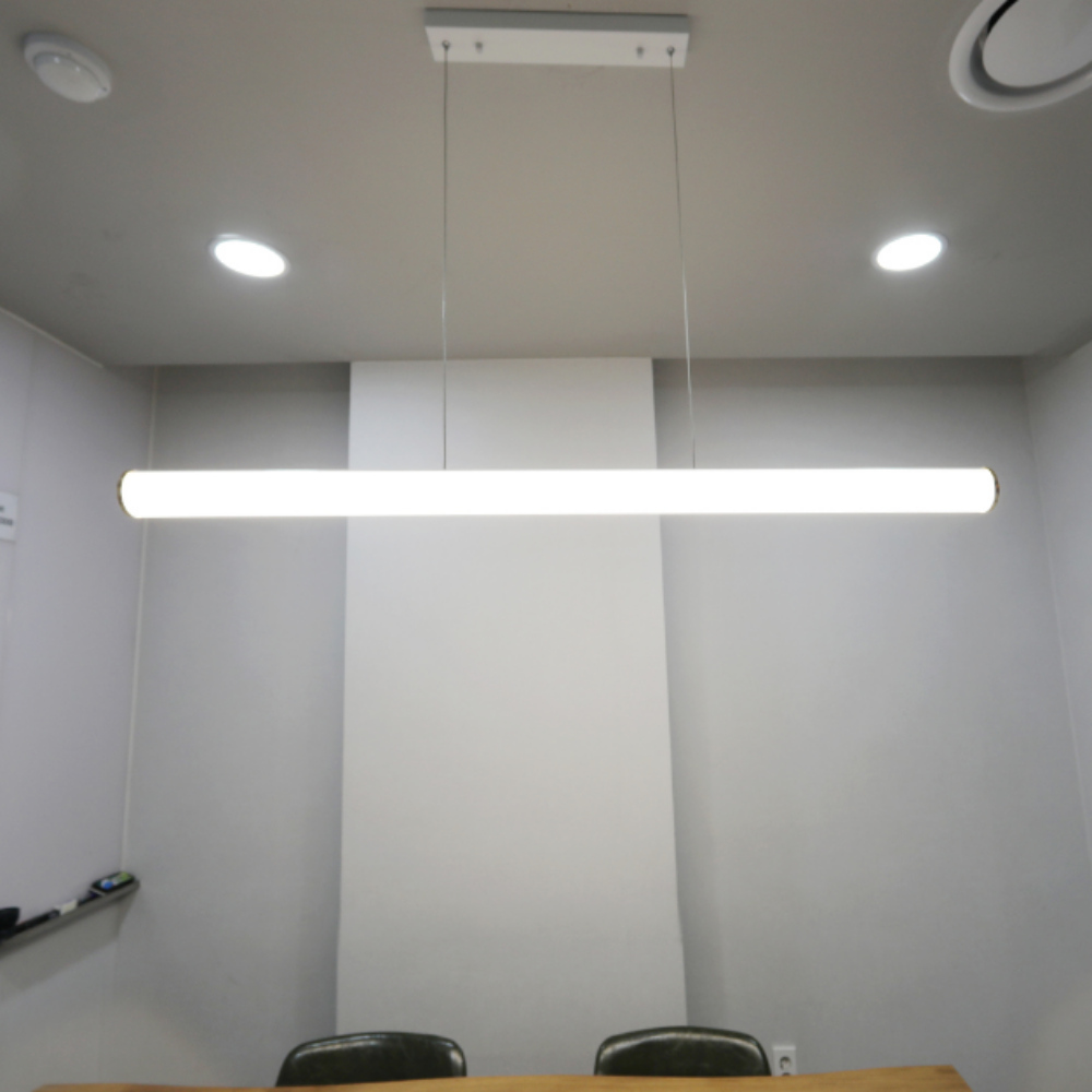 6인용식탁등 LED 국산 펜던트 주방 식탁등 1200/화이트/전구색 - 상세 이미지 2
