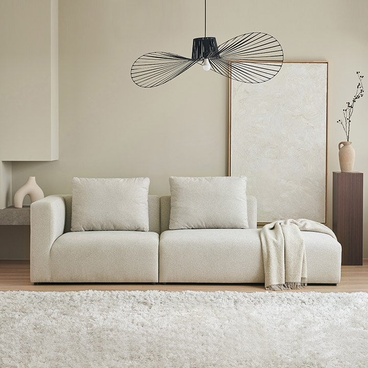 삼익가구 와이든 기능성 패브릭 라운지 소파 3.5인용