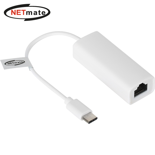 강원전자 넷메이트 USB2.0 Type C 유선 랜카드(Realtek) NM-UC20