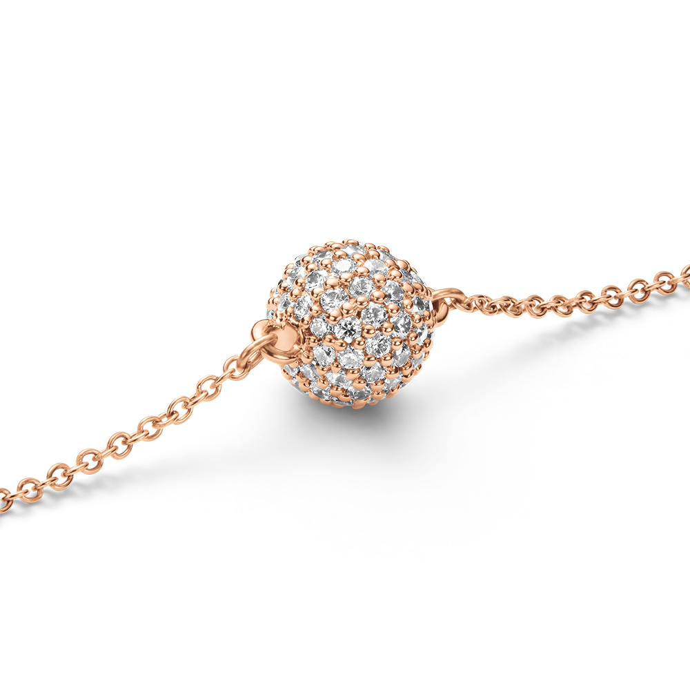 다니엘 웰링턴 PAVE CRYSTAL NECKLACE+ BRACELET 로즈골드 SET - 상세 이미지 5