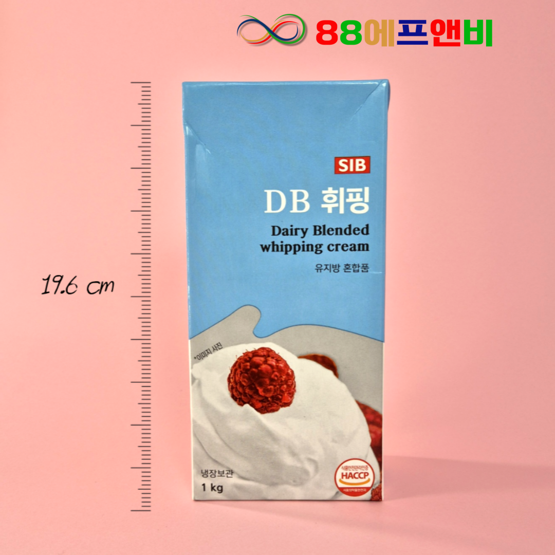 [아이스박스무료] 선인 DB 휘핑크림 1L 무가당 - 상품 이미지