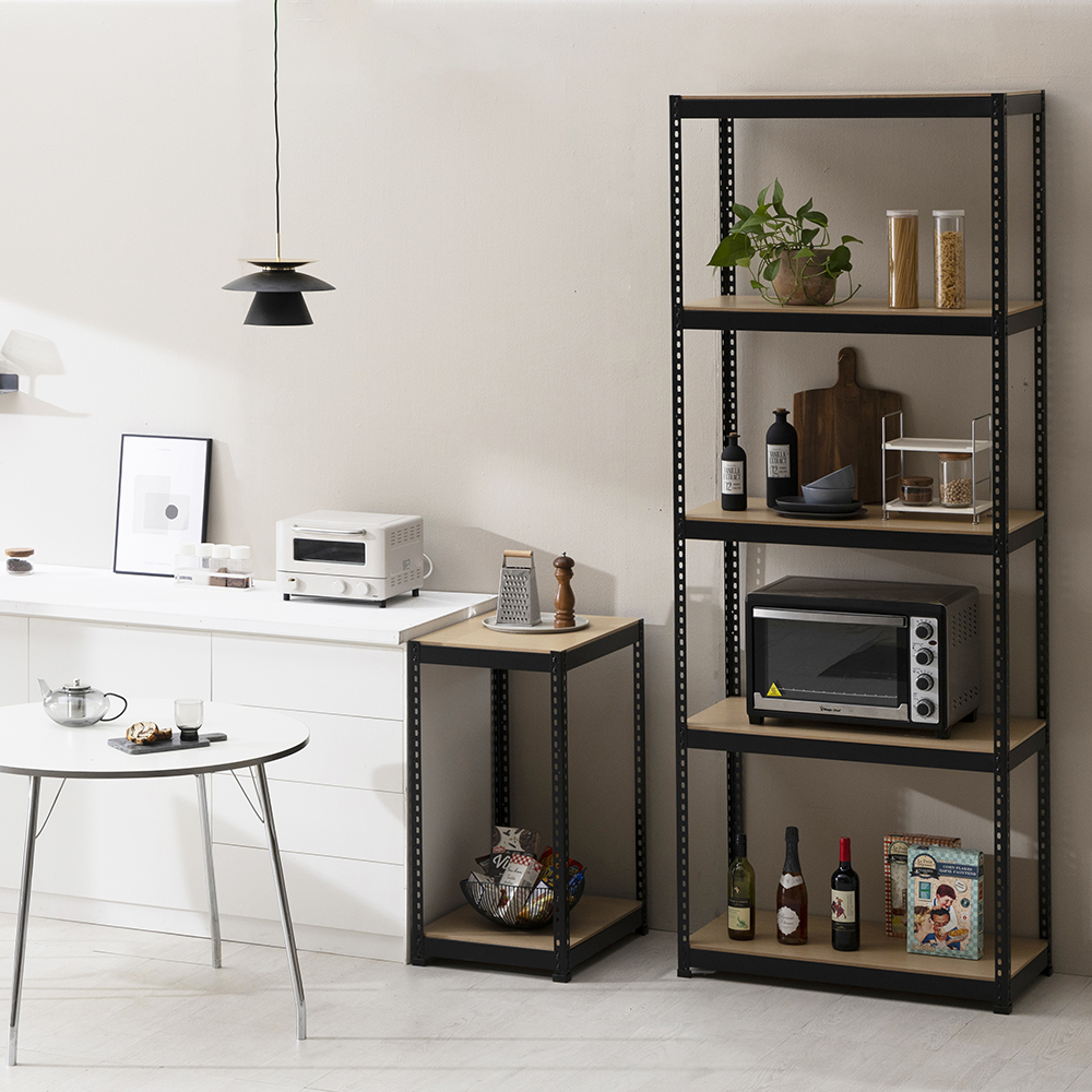 영진랙 철제선반 무볼트 조립식앵글 베란다 다용도실 영진앵글 6003002100 2단 독립형