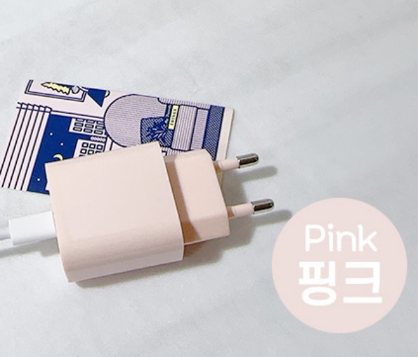 파스텔 PD PPS 초고속 충전기 어댑터 C타입 케이블 세트 25W 이미지 8
