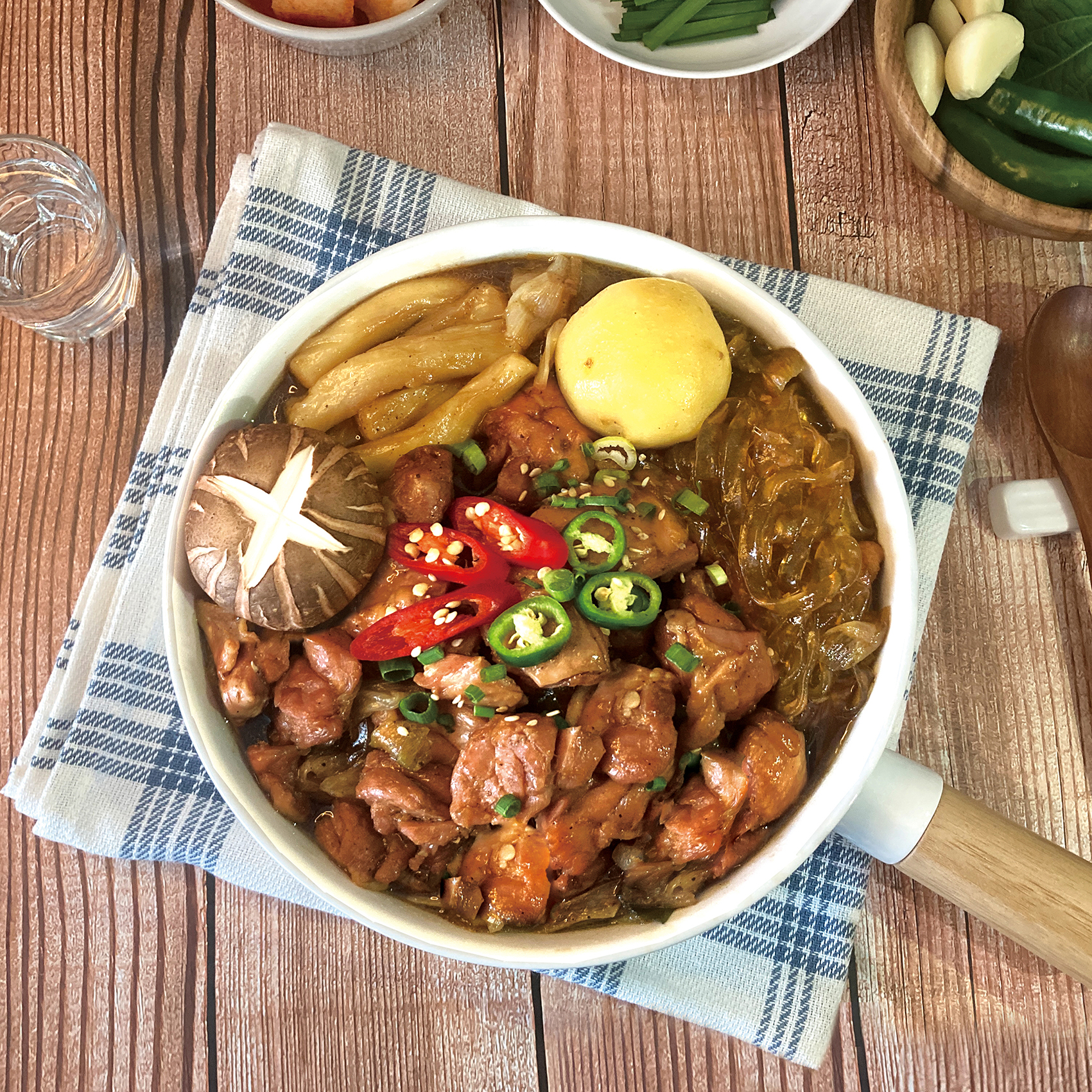밥앤고 순살 간장찜닭 밀키트 1,005g 국내산 닭다리살 : 밥앤고