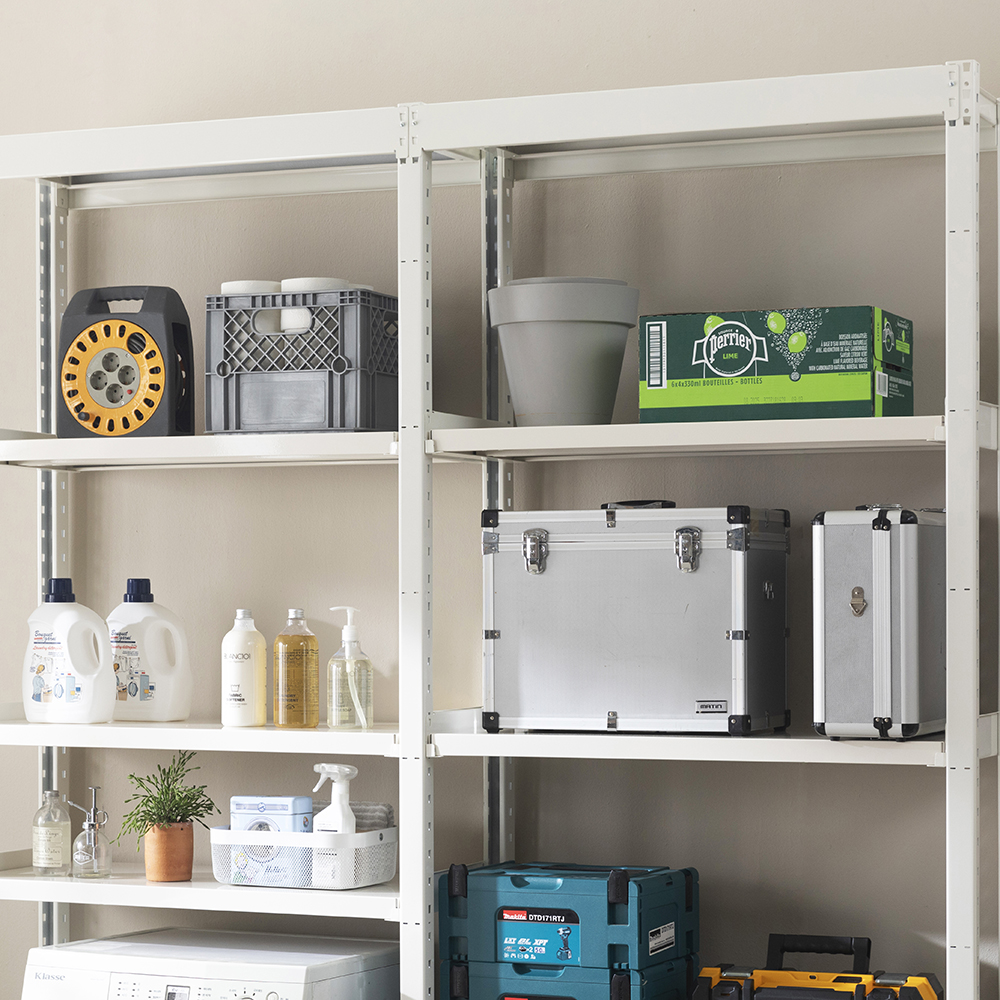 중량랙 철제선반 조립식 앵글 창고선반 창고랙 공장 영진앵글 1800450900 2단 독립형