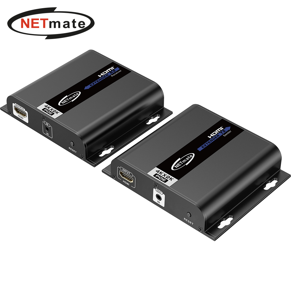 강원전자 넷메이트 4K HDMI PoE 리피터(120m) NM-HRP120 - 메인 이미지