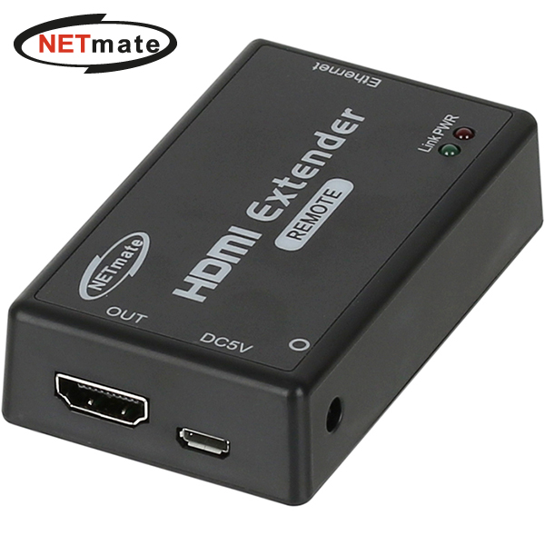 강원전자 넷메이트 국산 HDMI 1:1 IP 리피터 리모트 유닛(Ethernet Base 150m) NM-QMS3107R - 메인 이미지