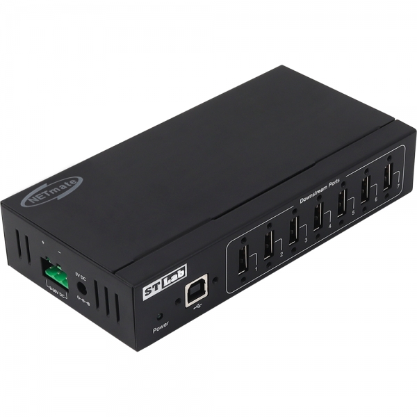 강원전자 넷메이트 IU-180 산업용 USB2.0 7포트 허브 - 상세 이미지 2