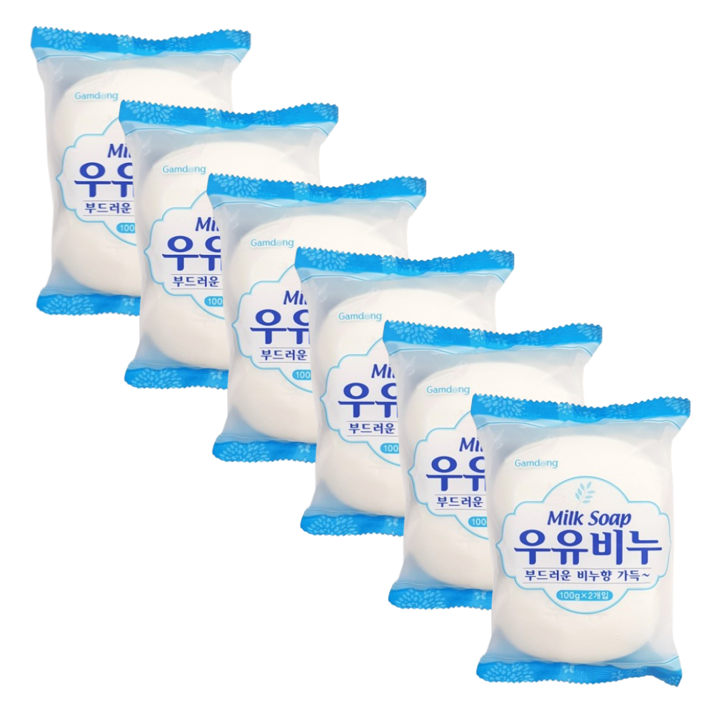 우유비누 2개입 3+3 세수비누 뷰티바 이미지 6