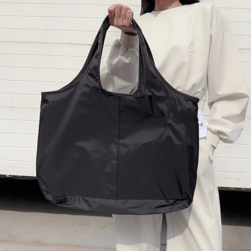 로라벨 빅백 심플 보부상가방 필라테스 헬스 요가 운동 가벼운 여자운동가방 숄더백