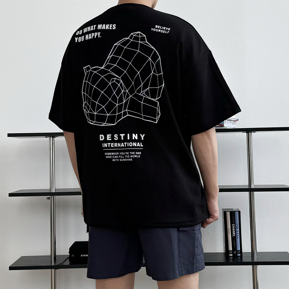 쿨티셔츠 남자박스티 오버핏반팔 - 상품 이미지