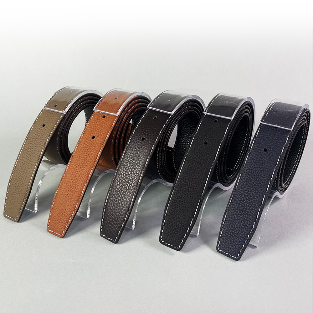 루이비통 남자벨트 호환 명품 소가죽 청바지 허리띠 혁띠 양면 끈 32mm 블랙 이미지 2