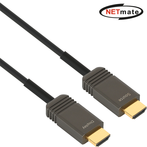 강원전자 넷메이트 Hybrid 광 HDMI 2.0 Active 케이블(무전원) 75m NM-FH75S - 상품 이미지
