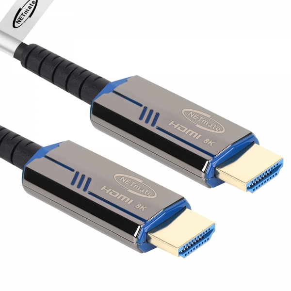 강원전자 넷메이트 HDMI2.1 광 Hybrid AOC 케이블 블루 20m, 1개 - 상세 이미지 2
