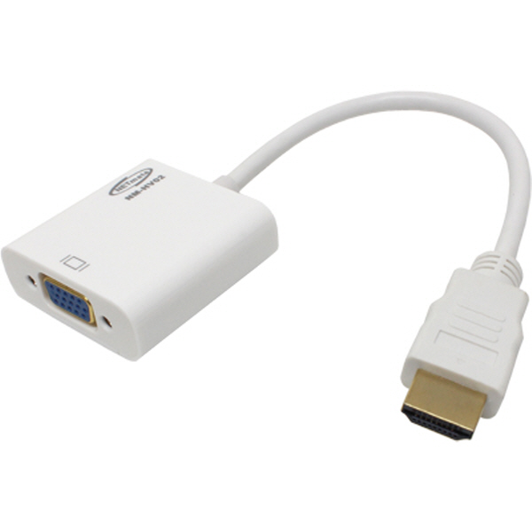 강원전자 넷메이트 HDMI to VGA(RGB)+Stereo 컨버터(케이블 타입/무전원) NM-HV02 - 상세 이미지 2
